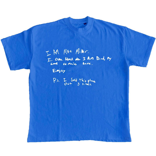 "I Am Mac Miller" T-Shirt - Blue