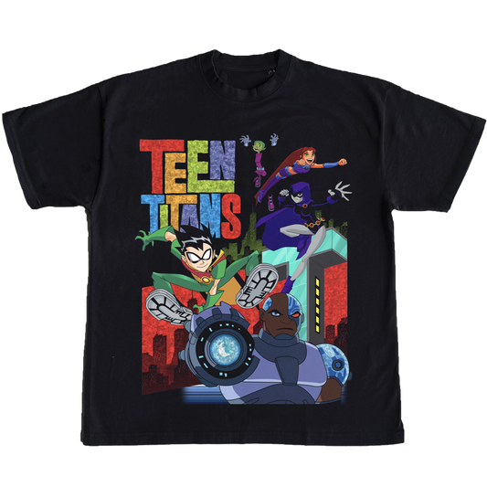 "Teen Titans" Bootleg Vintage T-Shirt - OUTTATHETRUNK