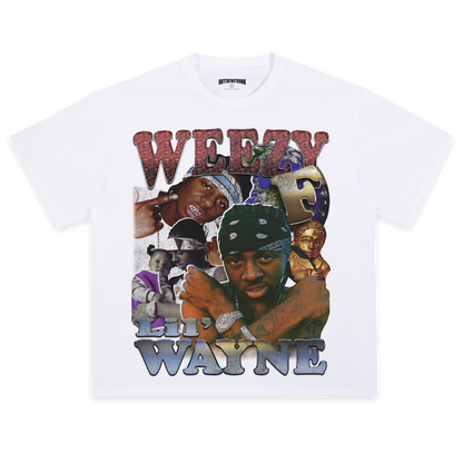 OUTTATHETRUNK Lil Wayne Vintage Rap T-Shirt with Retro Cash Money Graphic on Black Cotton Streetwear