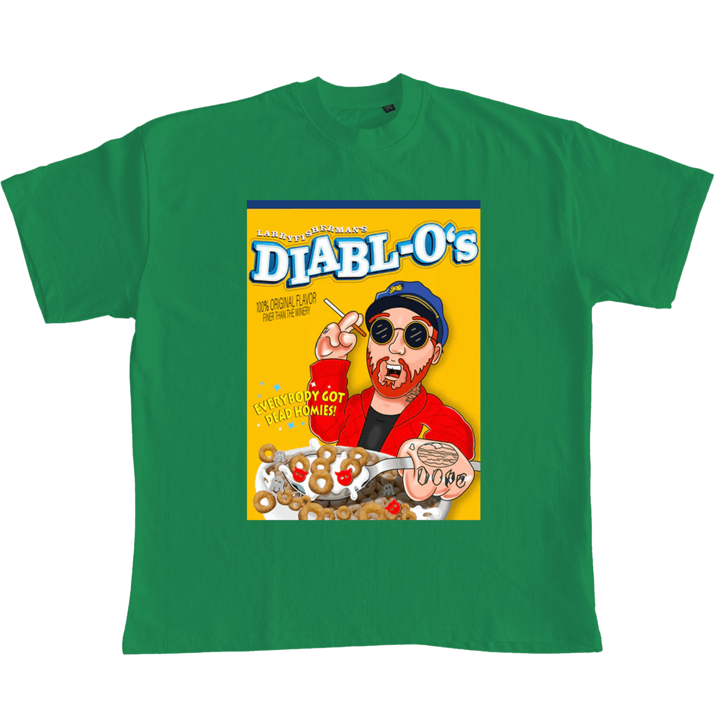 "Diabl-O's" Cereal Bootleg Vintage T-Shirt - OUTTATHETRUNK