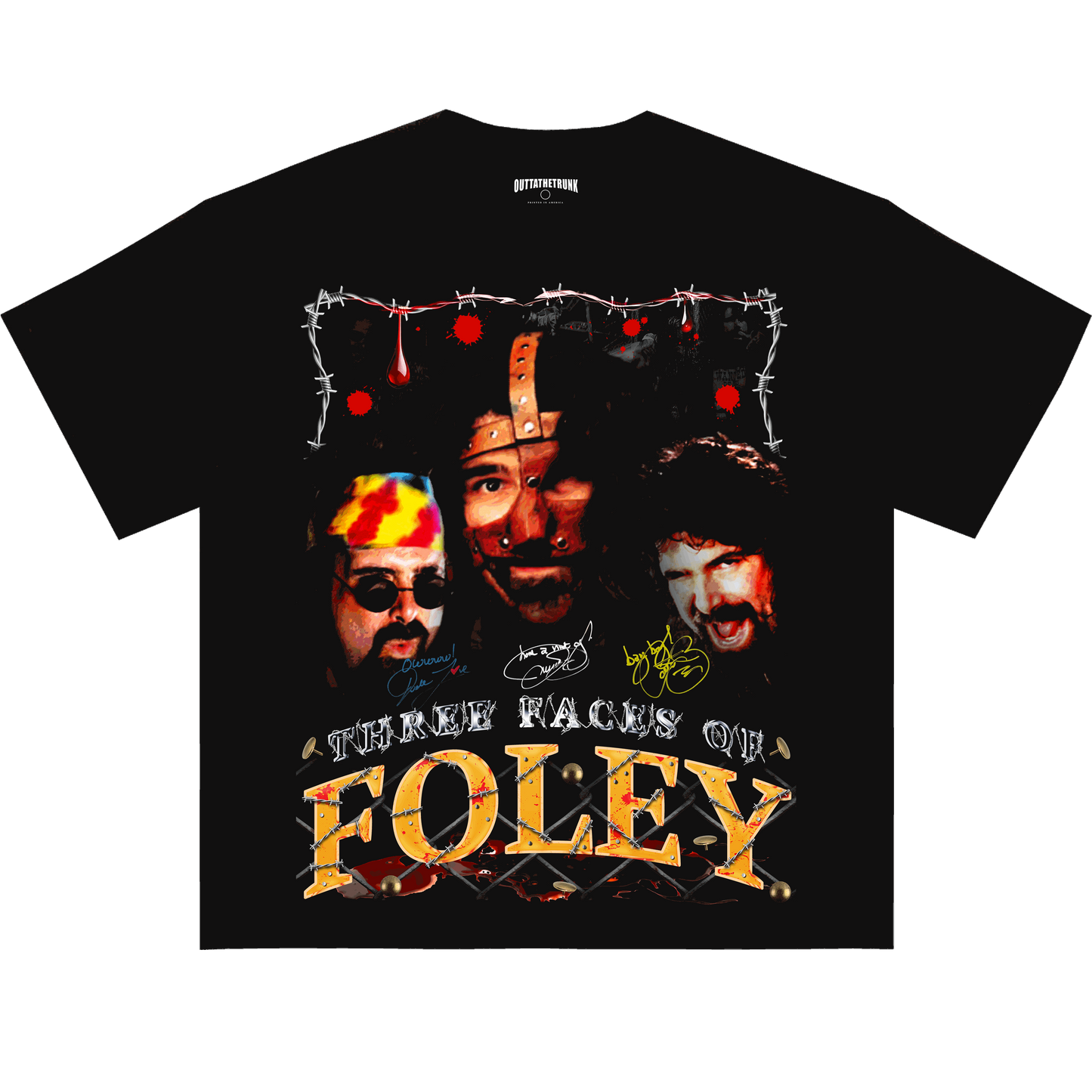 THREE FACES OF FOLEY TEE