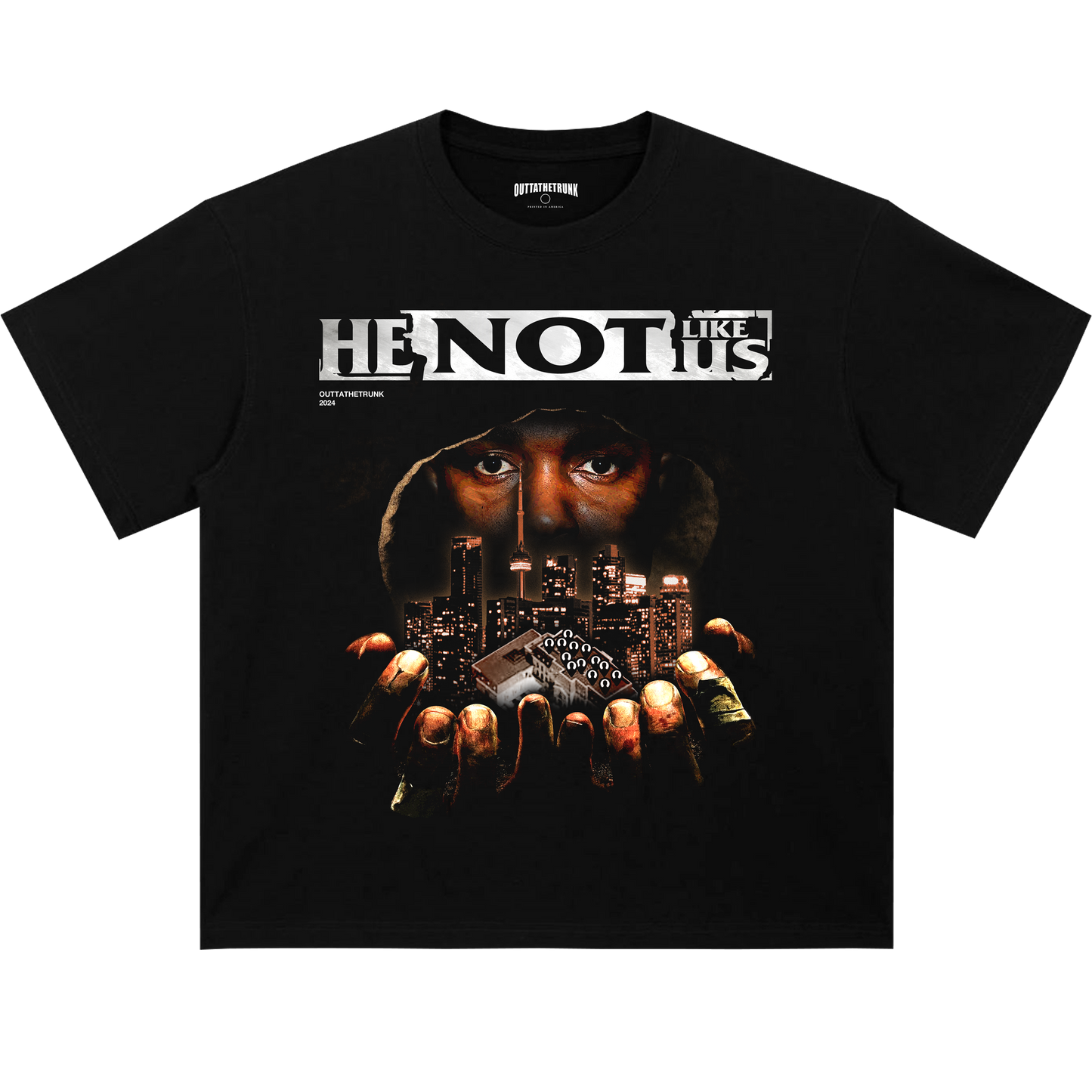 HE NOT LIKE US TEE