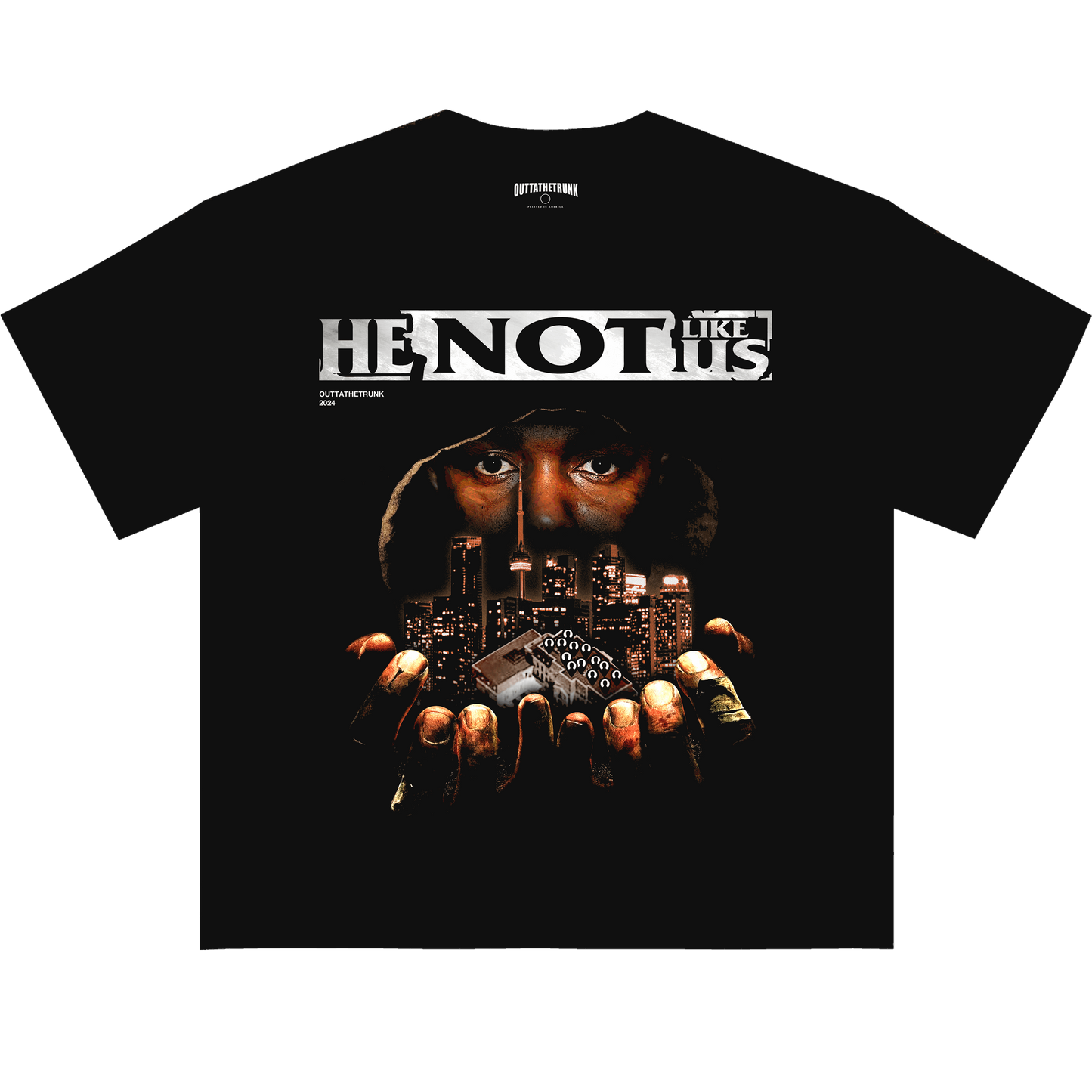 HE NOT LIKE US TEE