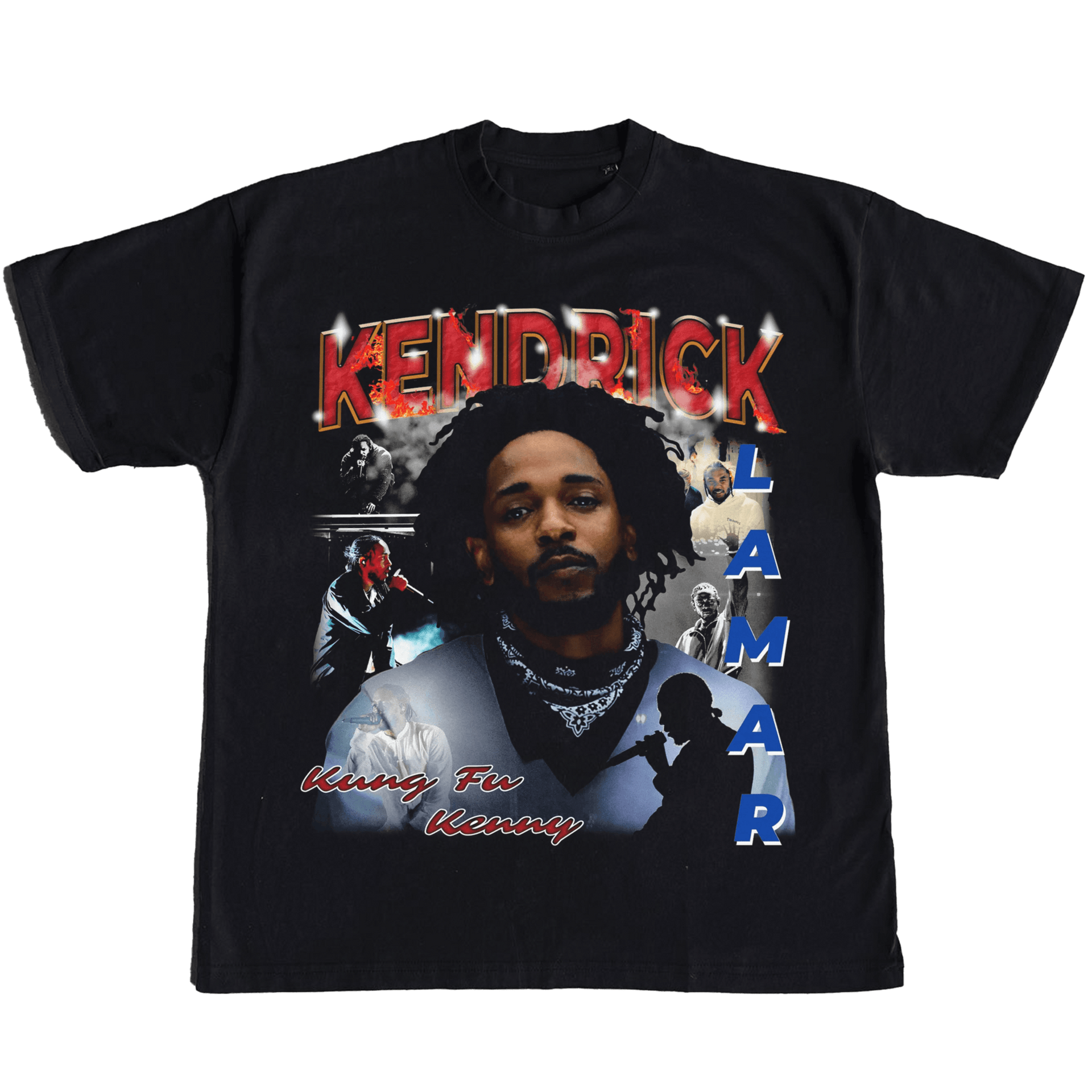 Kendrick Lamar Urban Vintage Old School T-shirt Design 