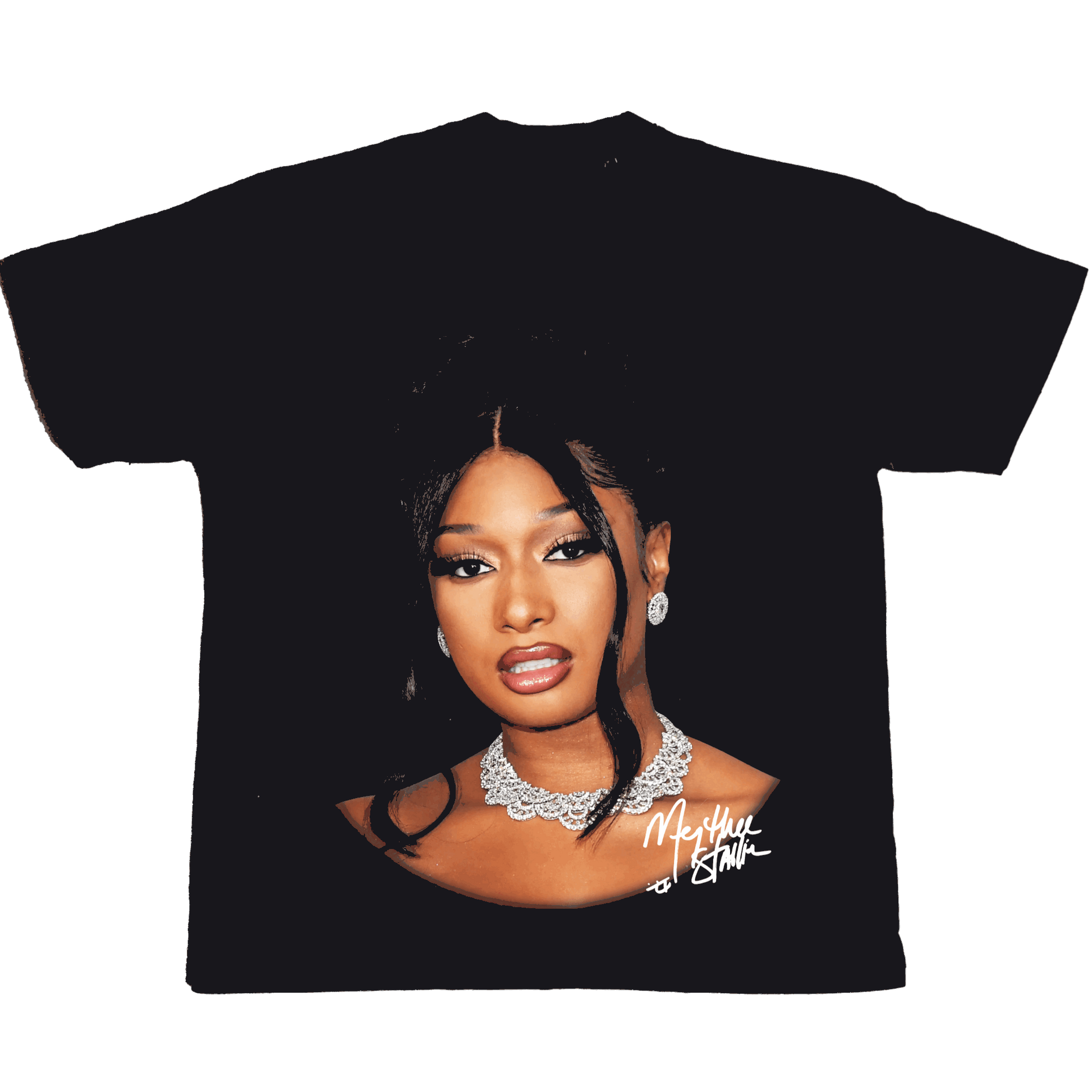 Megan Thee Stallion "Signature" Bootleg Vintage Rap Tee - OUTTATHETRUNK