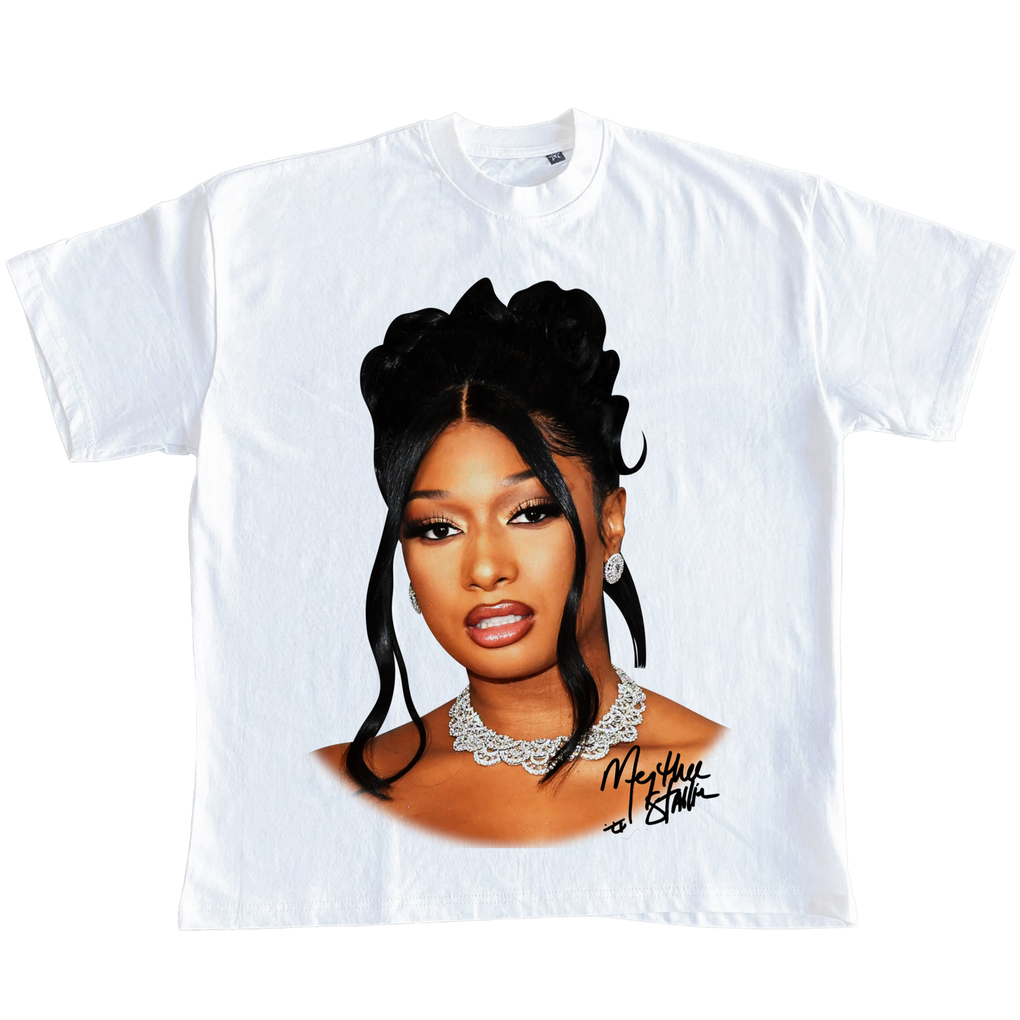 Megan Thee Stallion "Signature" Bootleg Vintage Rap Tee - OUTTATHETRUNK