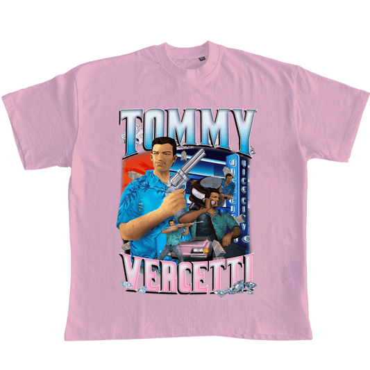 "Tommy Vercetti" Bootleg Vintage T-Shirt - OUTTATHETRUNK